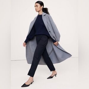NWT! BANANA REPUBLIC NAVY SIENA SLIM ITALIAN WOOL ANKLE PANT - MULTIPLE
